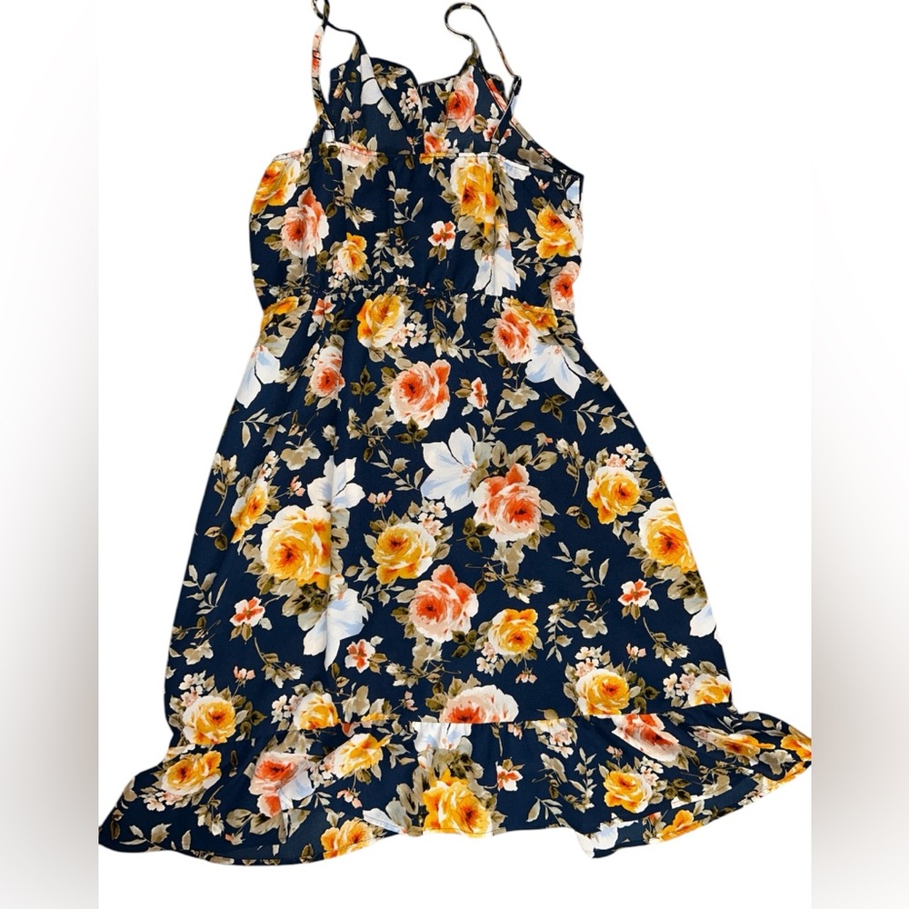Monteau Los Angeles Women’s Floral Navy dress